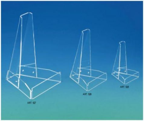 espositori realizzati in metacrilato trasparente