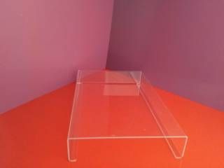 Transparent plexiglass hob cover