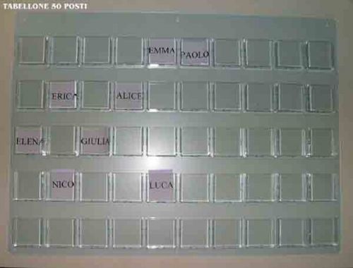 Plexiglass backboard with document and ticket pockets
